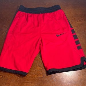 Nike Elite red and black shorts